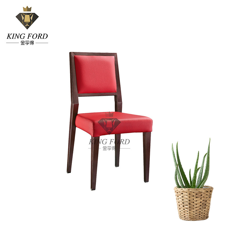 China Modern Imitated Wood Padded Dining Banquet Chair 6cm Seat Thickness wholesale