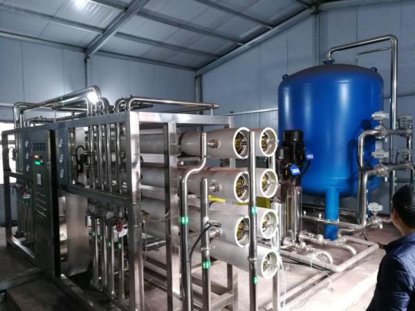 Quality 98% 3m3 Reverse Osmosis Desalination System With U PVC Pipe for sale