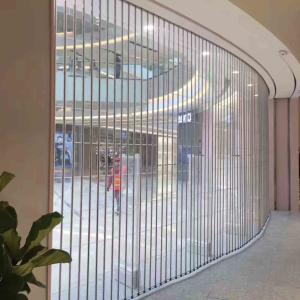 China Automatic Commercial Lateral Sliding Grill Shutter Transparent PC And Security wholesale