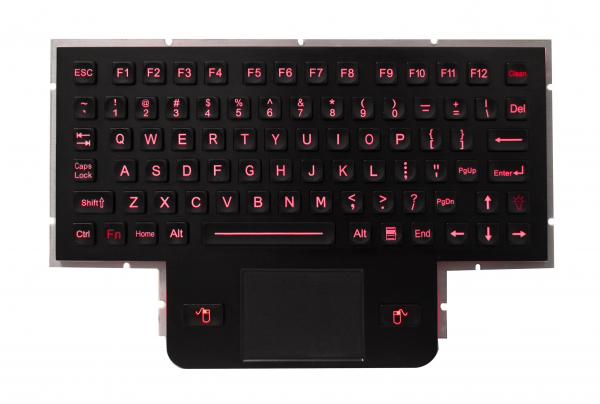 Quality Rugged IP66 Dynamic Backlit USB stainless steel industrial keyboard for sale