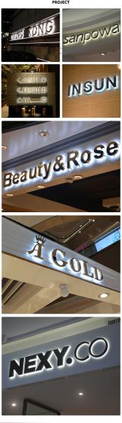 Hot Selling Custom Backlit LED Signboard Company Logo Signs Outdoor Advertising 3D Sign Board