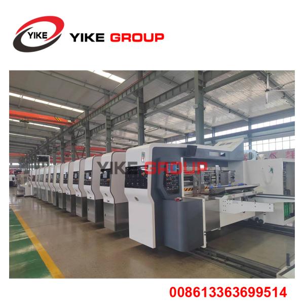 Full Computerized Servo Motor Control Automatic High-Speed Casemaker Flexo Folder Gluer Machine