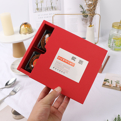 120Gsm-200gsm PMS Dessert Takeaway Boxes Mini Cupcake Boxes Holds 4