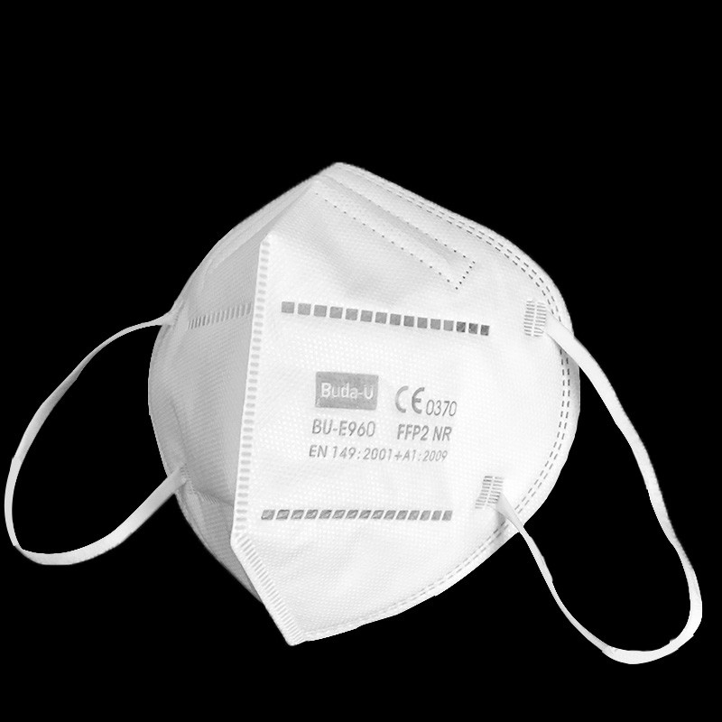 CE 0370 And FDA Disposable Nonwoven Face Mask Particulate Respirator , FFP2 Protective Respirator With Earloops