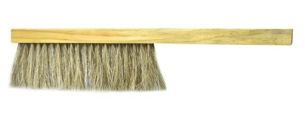 Quality Long Handle Horsehair Bee Brush Two Double Rows in Yellow Color for Beekeeping for sale