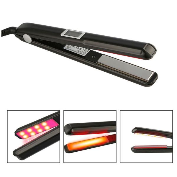 25W-39W Infrared Hair Straightener Ultrasonic LCD Display Hairs Flat Iron Ceramic