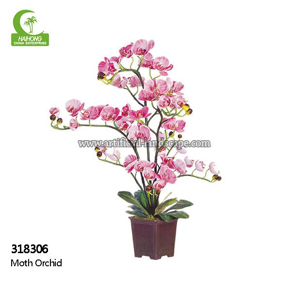Quality Anti Fading 65cm Artificial Moth Orchid In Various Colors for sale