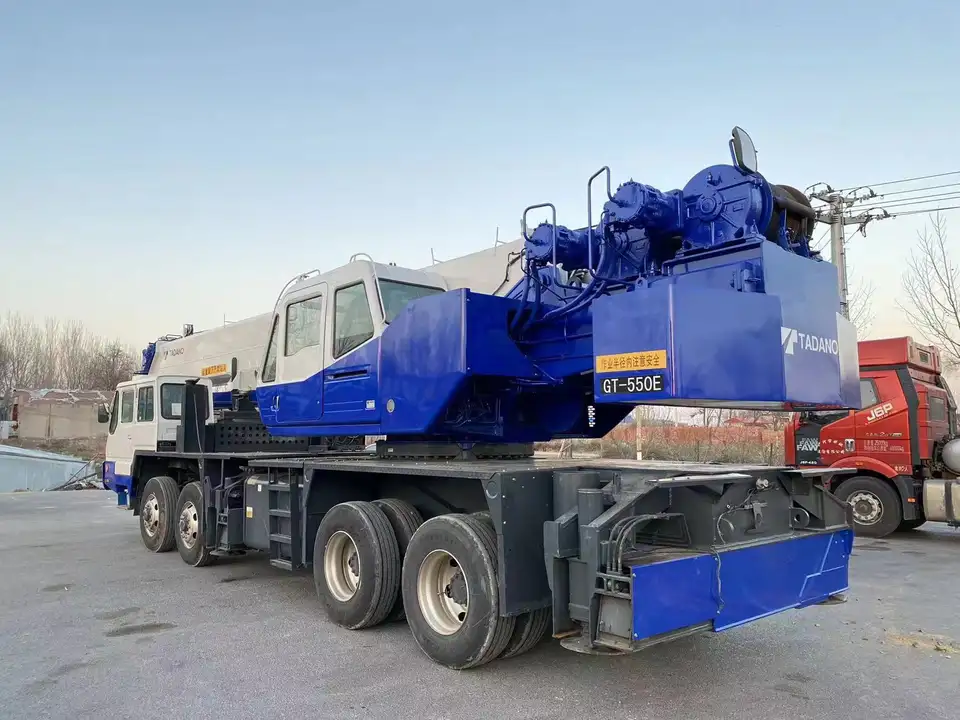 50 Ton TADANO GT550-E 55Ton Used Mobile Crane Japan Second Hand Truck Hydraulic Crane