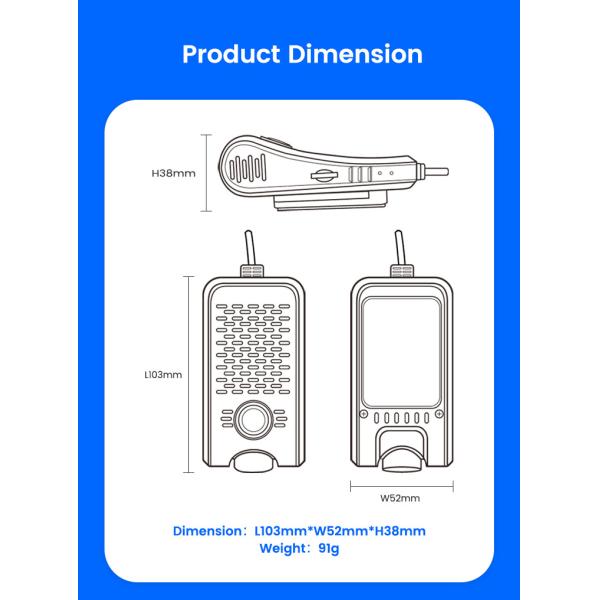 Vehicle Black Box 4G Dashcam GPS Tracker with Two-Way Talk and Advanced Driving Assistance System 4GB DDR 512GB Memory