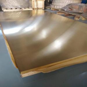 H62 Copper Sheet Metal CuZn38 C27400 Brass Blanking Plate