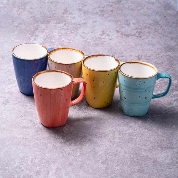 SGS Porcelain Vintage Color Dinnerware Set For Banquet Halls