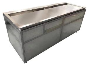 China Commercial Electric Sunken Exhaustion Japanese Teppanyaki Grill with Fume Purifier System wholesale