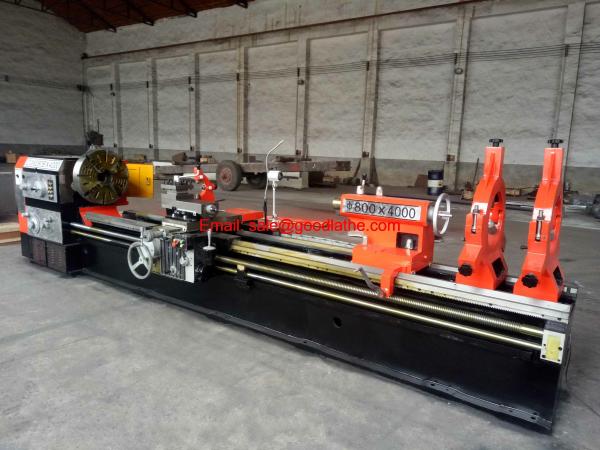 Quality Parallel Engine Heavy Lathe Machine / Metal Turning Lathe Machine 2 Tons for sale