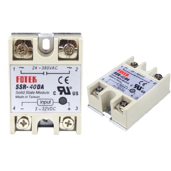 Quality 40A DC to AC Solid State Relay SSR Relay FOTEK 40DA Solid State Relay SSR-40DA for sale