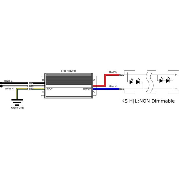 Single Output 60W High PFC 12V LED Strip Driver For Swimming Pool 100W Aluminium CE Rohs