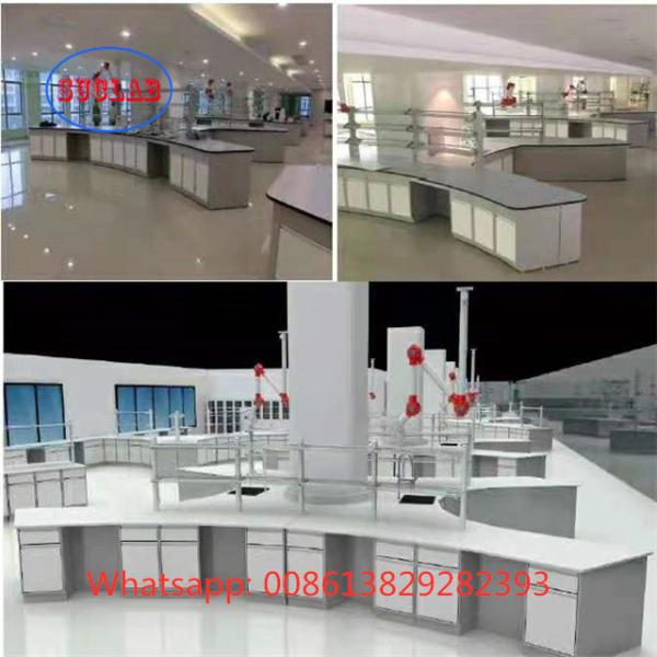 Quality CE Durable Chemistry Lab Furniture Workstation Multiscene White Color for sale