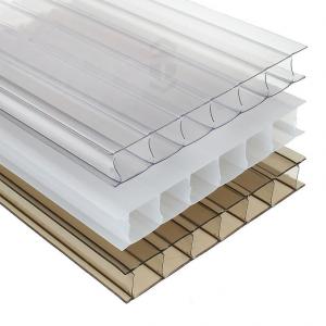 China Multiwall Polycarbonate Roofing Sheets For Outdoor Thickness 4mm-20mm wholesale