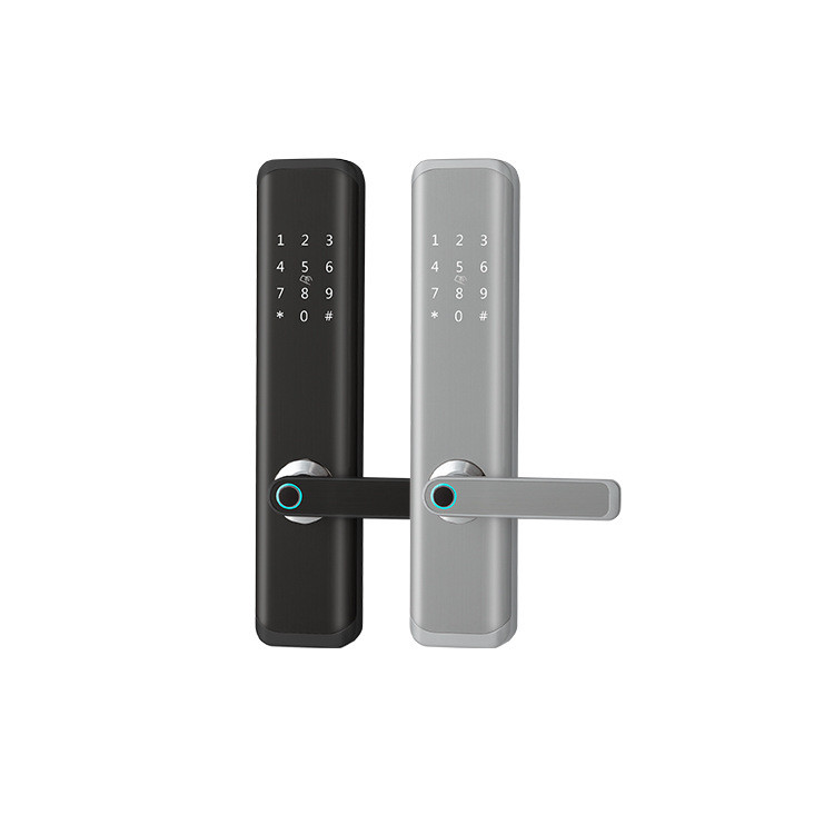 Hidden Keyhole APP Bluetooth Fingerprint Scanner RFID Door Lock For Hotel and Apartment