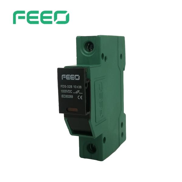 Electrical Appliance 20KA Breaking Solar DC Fuse Din Rail
