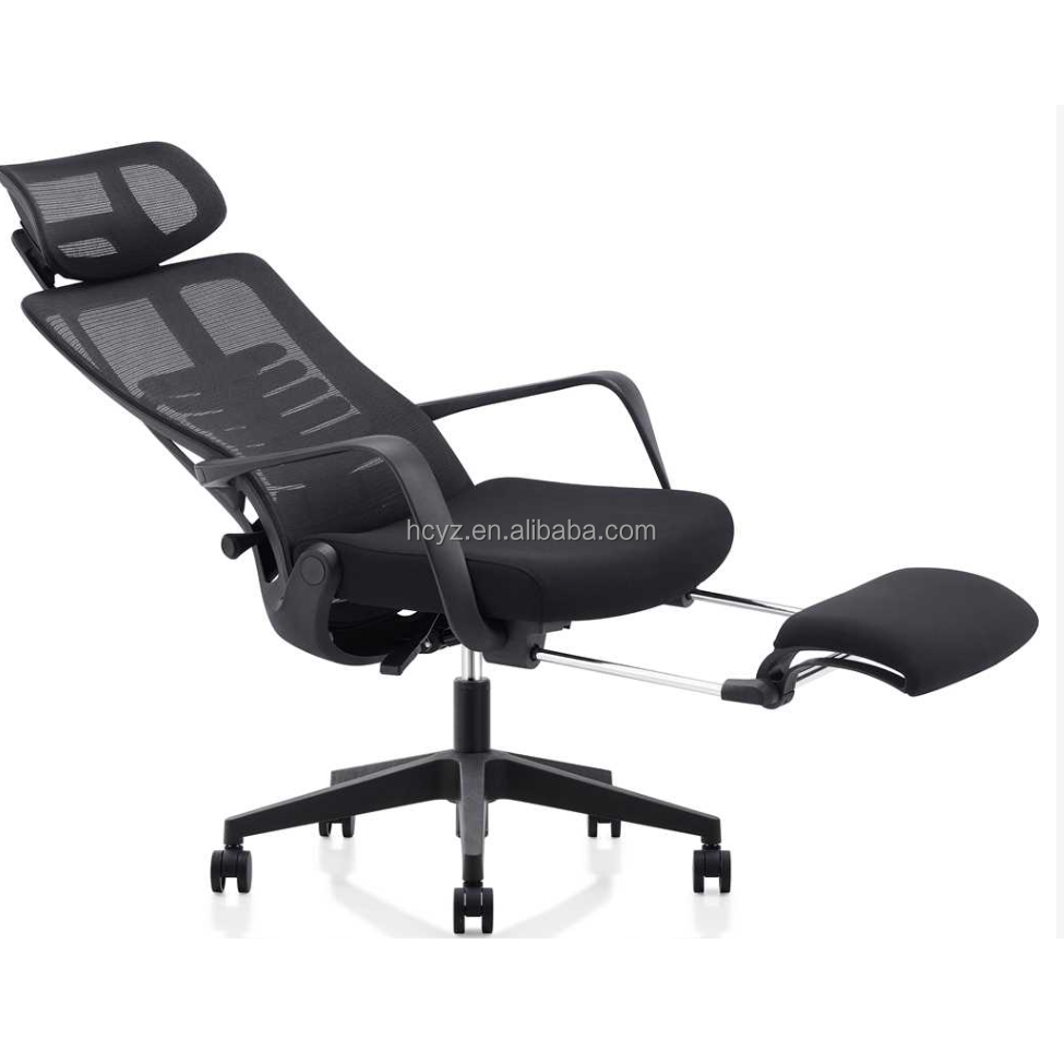 Modern Office Furniture Executive Ergonomic Chair with Adjustable Footrest and Swivel Base