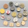 Buy cheap 2023 zinc alloy round square gold plated button metal snap button sample free from wholesalers