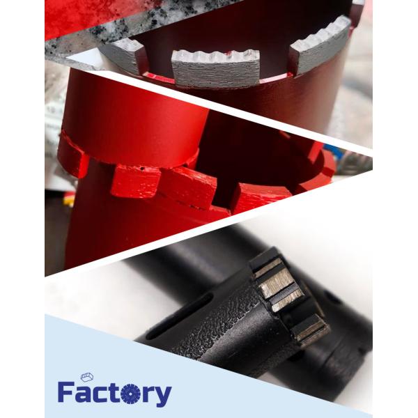 Customized ARC-Shaped Segment Diamond Core Drill Bit for Stone Concrete Cutting Tools