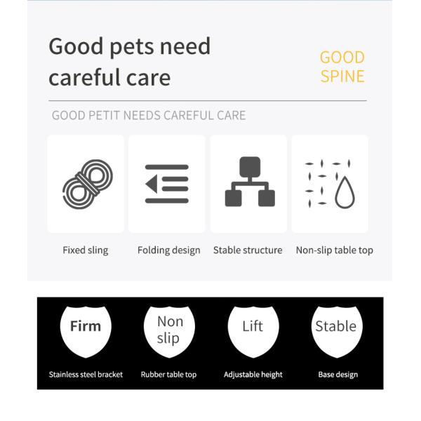 Electric Cross SS Veterinary Surgery Table For Pet Grooming