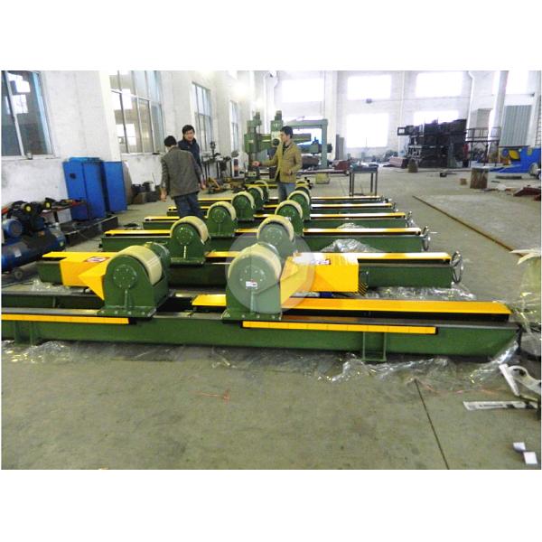 65000lbs Double Motor Pipe Welding Rotator , Foot Pedal Control , 30 Ton Pipe Welding Rotator