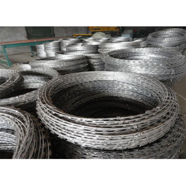 Hot Dipped Galvanized High Security Concertina Razor Barbed Wire Cbt-65 For Wire Fencing