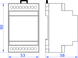 Digital 10mA Weighing Scale Indicator For Panel Mounting