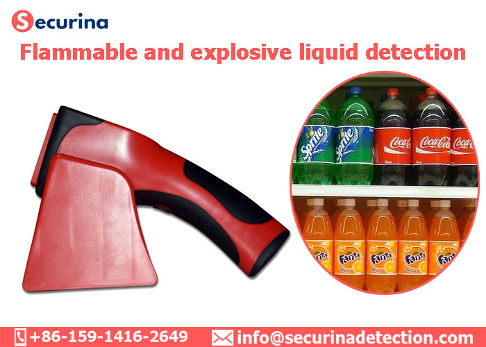 Hand Held Airport Liquid Scanner Explosive Detector For Plastic Bottle Surface Scanning