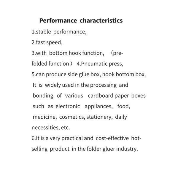 Easy to Operate CQT-900 Folding Boxes Machine Crash Lock Bottom Folder Gluer Machine Paper Folder Machine