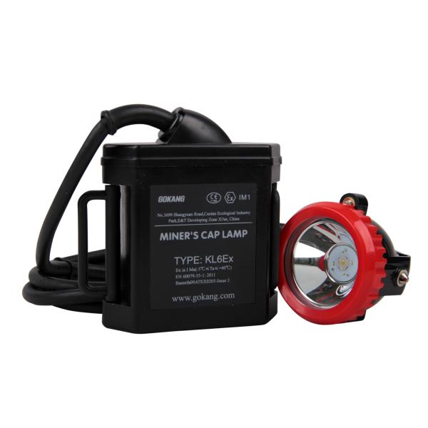 KL6Ex ATEX mining headlamp, ABS coal mining headlights, underground rechargeable led miner light