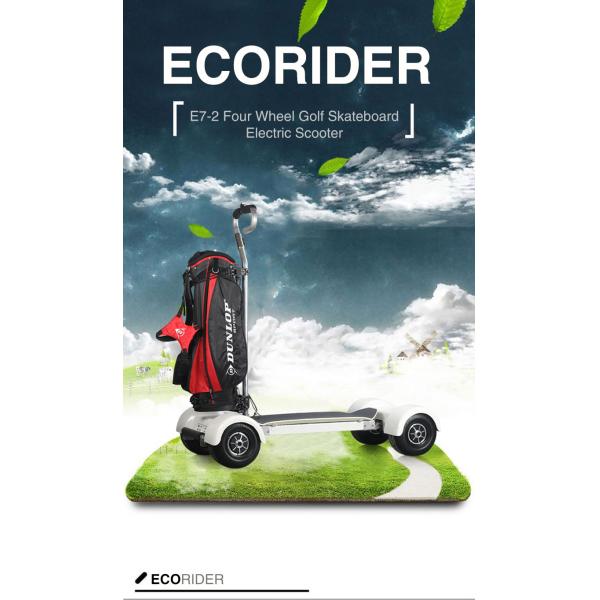 Removable Battery Scooter Golf Bag Carrier 10.5 Inch Tire 4 Hour Full Charging Time