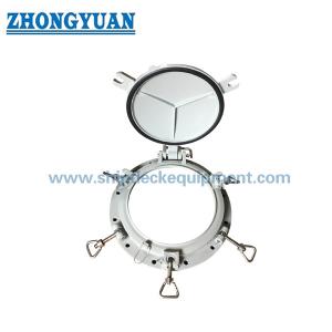China Bolted Side Scuttle With Storm Cover Marine Outfitting wholesale