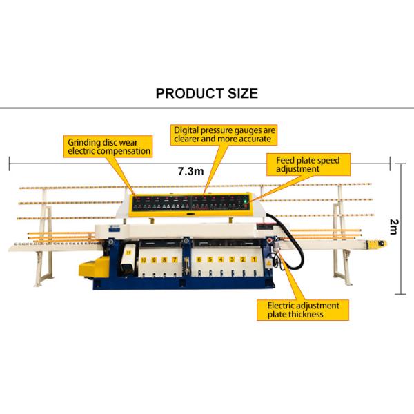 Vertical Stone Edge Beveling Machine