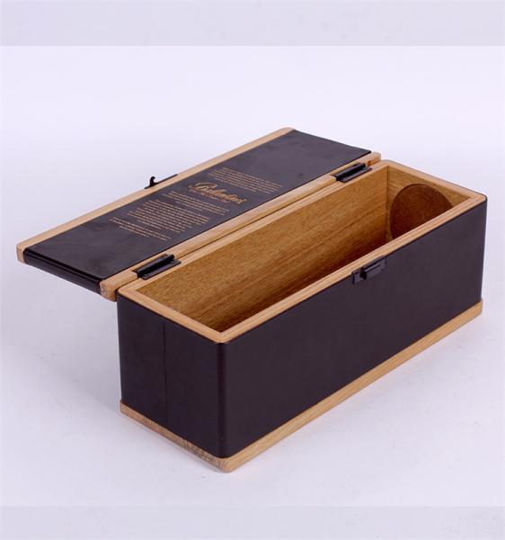 Quality Promotion Wooden Wine Box ISO9001 2008 Certification , Empty Wine Boxes for sale