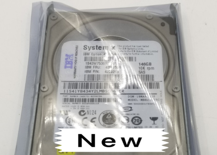 43W7536 43W7538 42C0269 IBM Hard Disk 146G 10K SAS 2.5 Inch 1 Year Warranty