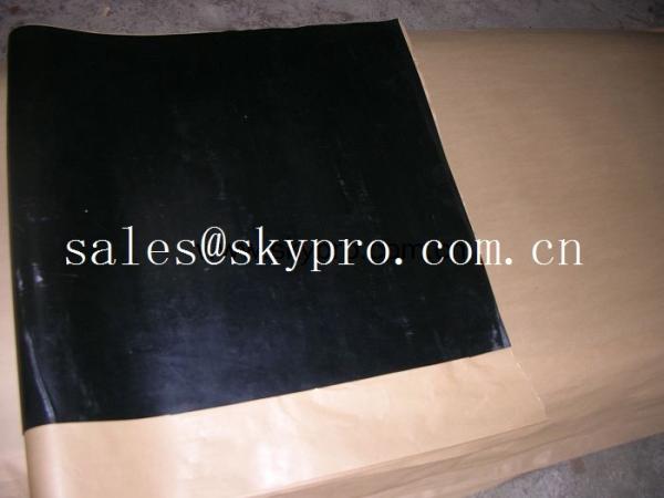 Quality Custom Width self-adhesive / PSA backing rubber sheet roll , easy released glue for sale
