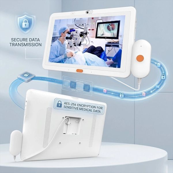 Qtenboard Hospital Information Kiosk Secure Data Transmission