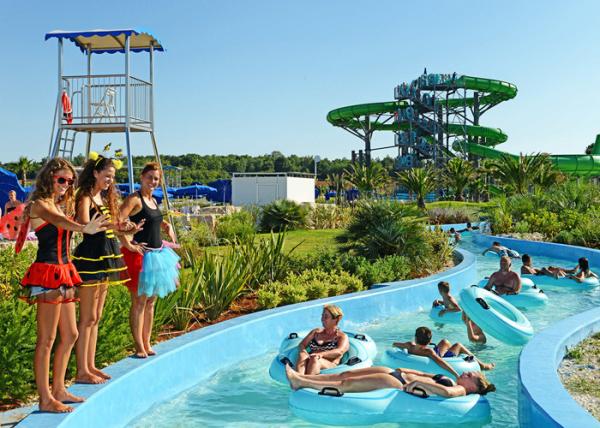 Quality Funny Hotel Resort Lazy River Water Park For Family , PLC Central Control for sale