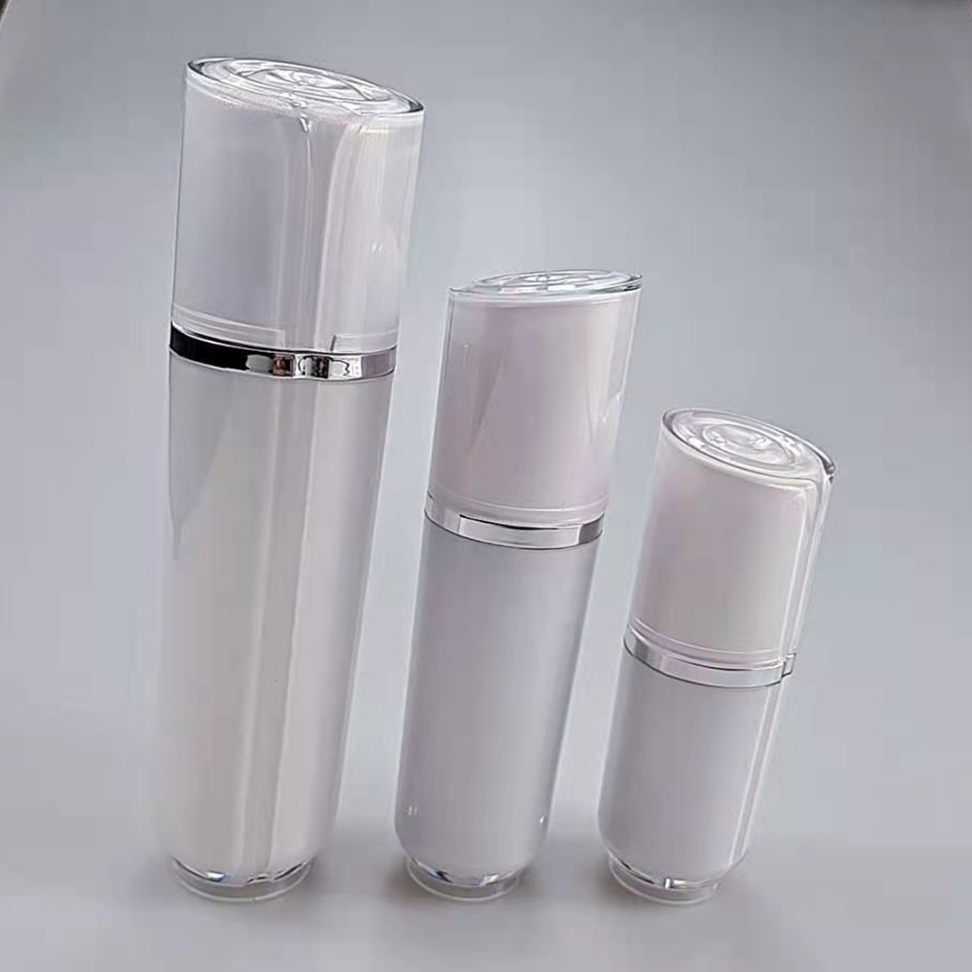Round Acrylic Jar 30g 50g for Lotion Packaging Sealing Type Screw Cap