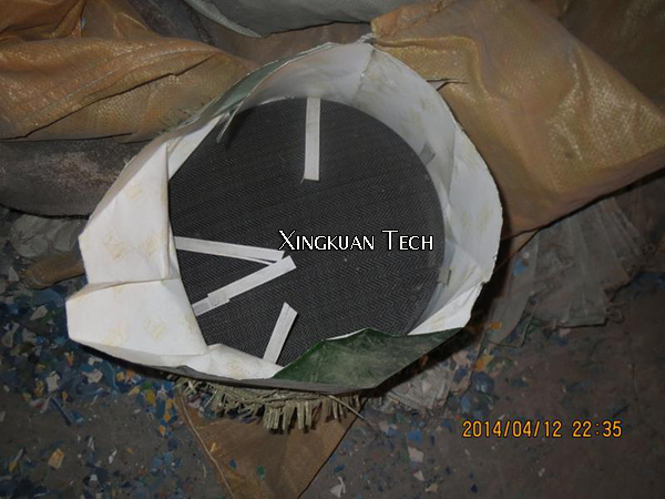 Plain Steel Extruder Wire Mesh Filter Screen Can Filter Plastic Rubber And Other Molten Materials