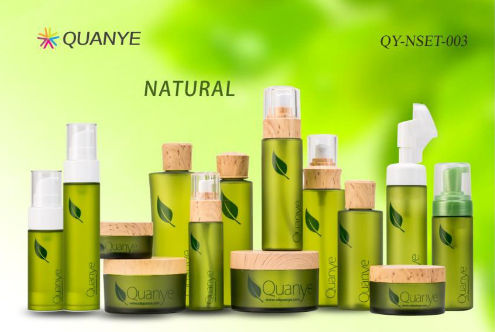 ABS Cap Plastic Cosmetic Jars / Empty Face Cream Containers 30ml / 50ml QY-NSET-003