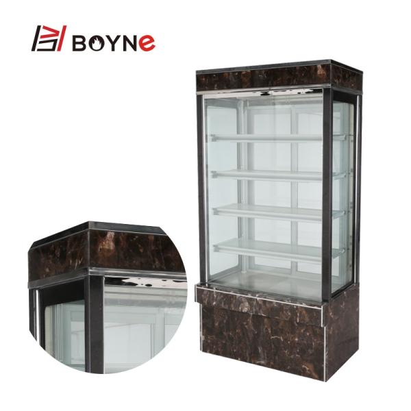 Quality 6 Layer SS Vertical Cake Display Case Good Heat Preservation for sale