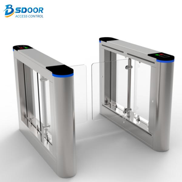 Quality 1S Operating 10mm Acrylic Pedestrian Swing Gate Large Pass Width for sale