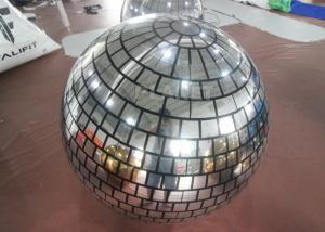 China PVC Giant Dazzling Hanging Disco Balls KTV DJ Inflatable Mirror Disco Ball wholesale