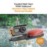 RV Wireless Backup Rear View Camera 7 Inch Color IPS Screen 4 Channel