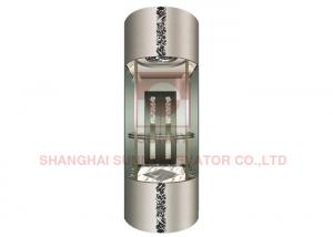 China 630kg Transparent Glass Elevator Building Semicircle Sightseeing Lift wholesale