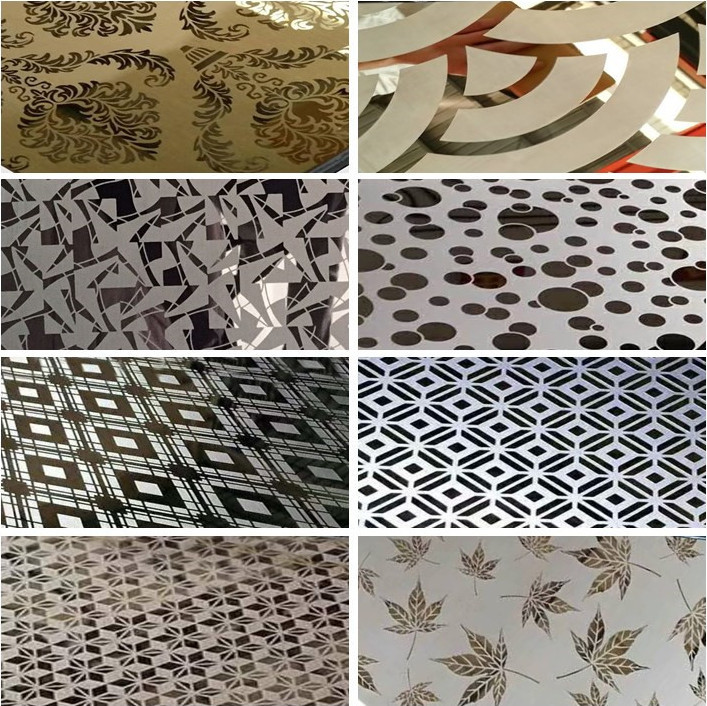 Hammered Stainless Steel Sheets Gold Mirror Finish For Facade Wall Cladding Curtain Wall Ceiling